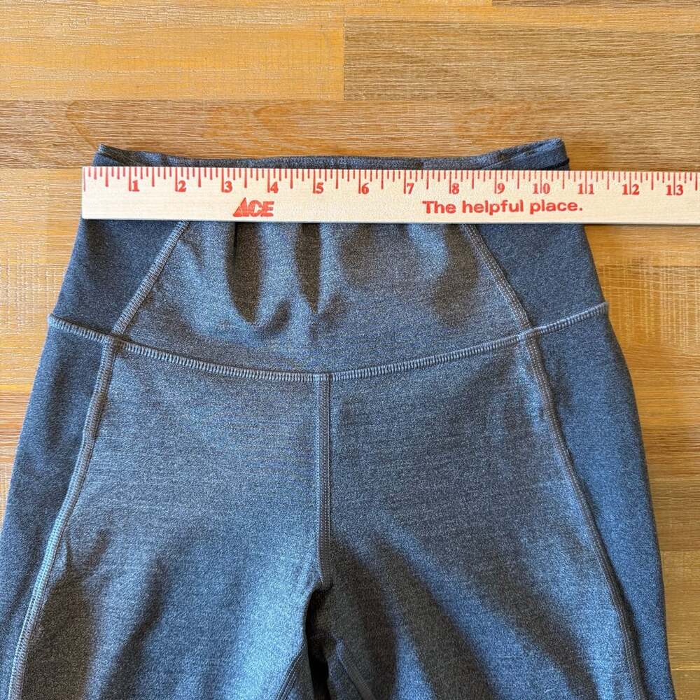 Lululemon Zone In Tight Leggings Grey Heather High Rise Compression Seamless S 4 - Picture 5 of 6